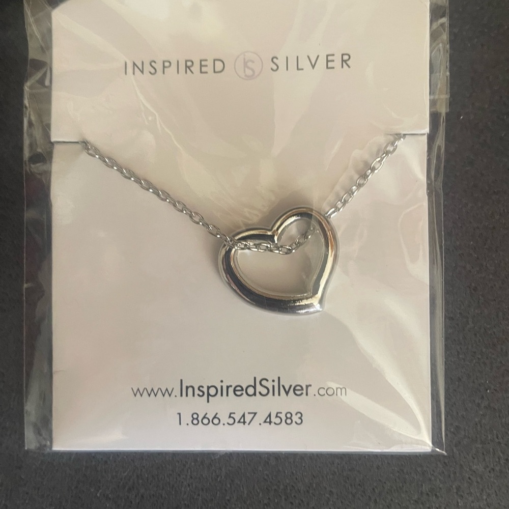 Heart Necklace - Silver